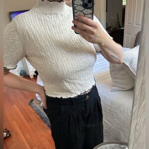 Urban Outfitters Valerie Stevens Cotton sweater tee